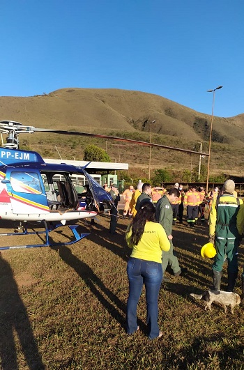 Gerdau se une ao Corpo de Bombeiros no combate a incêndio na Serra da Moeda 