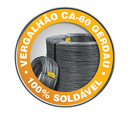 Selo Vergalhão CA-60 Gerdau - 100% Soldável