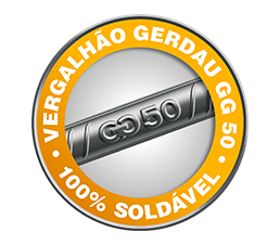 Selo Vergalhão Gerdau GG 50 - 100% Soldável