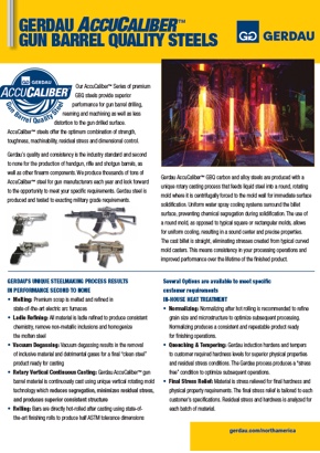 AccuCaliber™ Gun Barrel Steels brochure