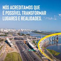 Aço Gerdau na Ponte do Guaíba